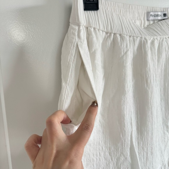 SOLD！JW Anderson X Uniqlo A-Line White Cotton Long Skirt - Picture 5 of 7